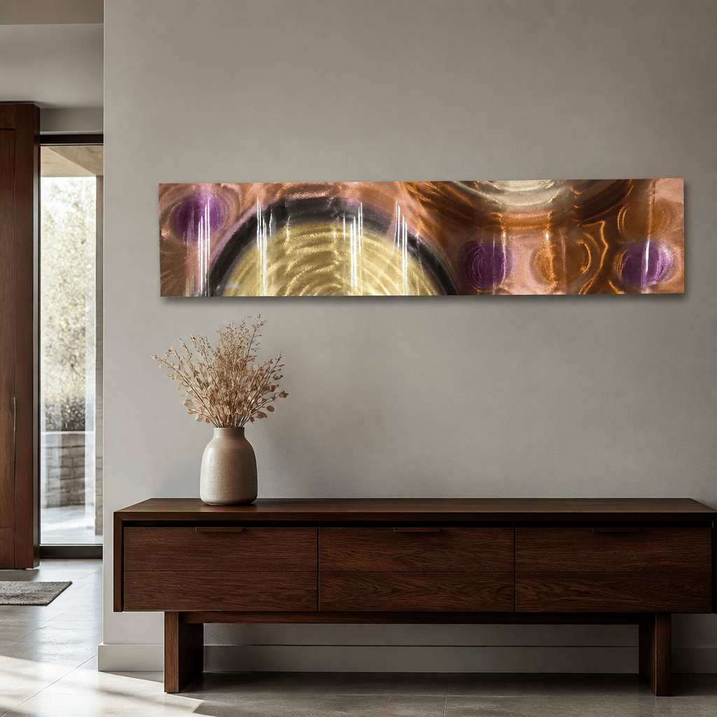 Waveform Luxe - Metal Wall Art 10"x46"