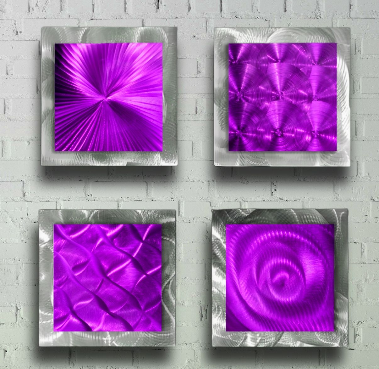 4 Squares Purple