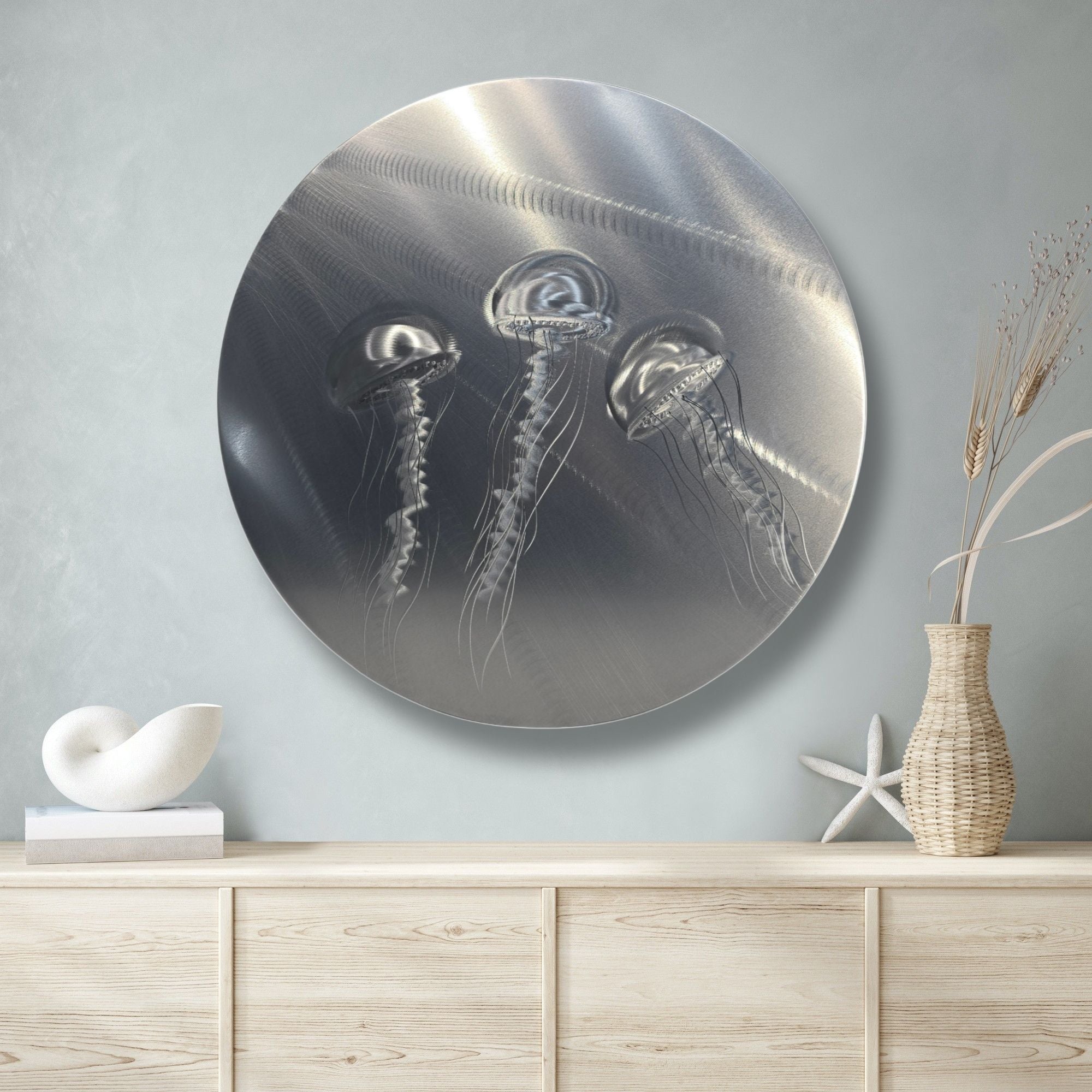 Three Jellyfish Circle