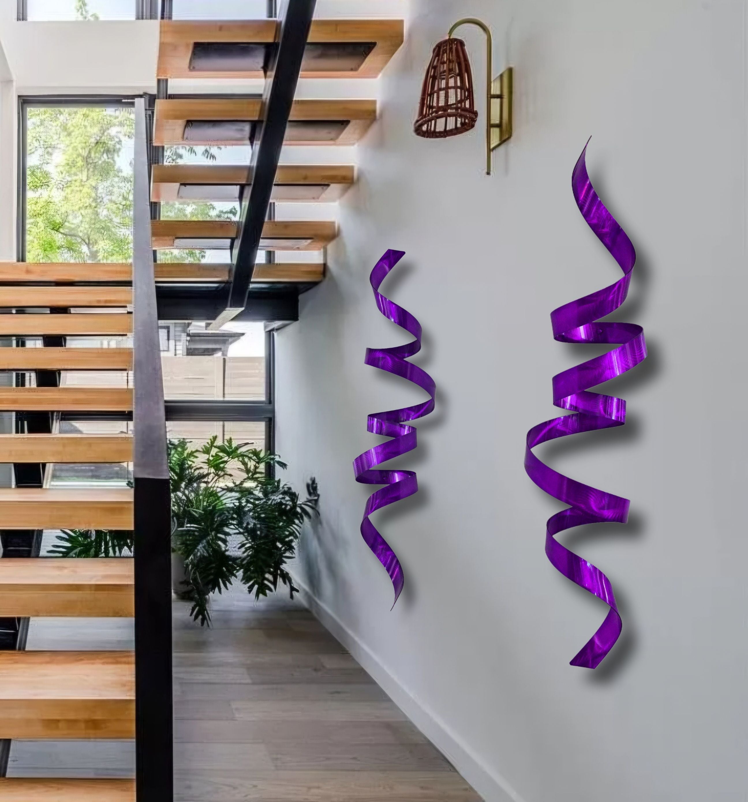 Purple Wall Twist