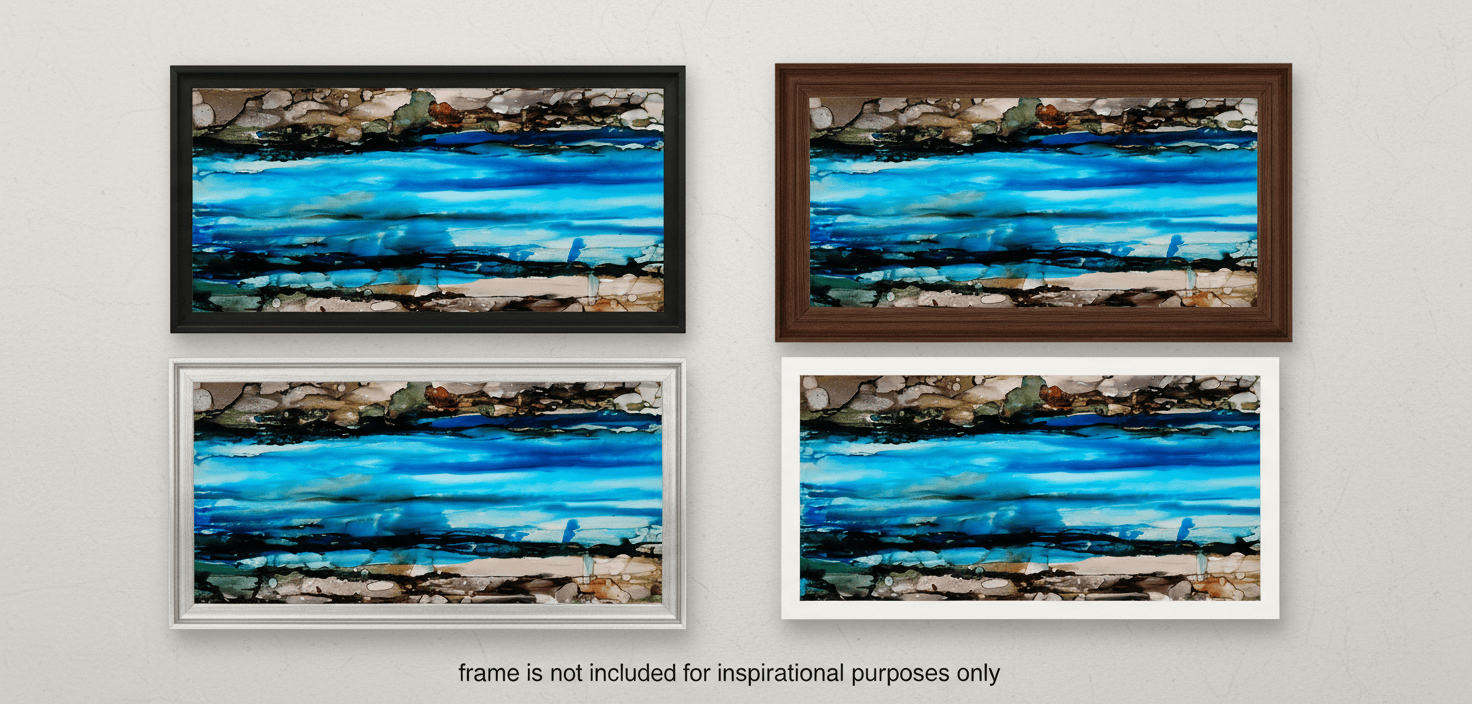 Ocean Artwork in Four Different Frames
