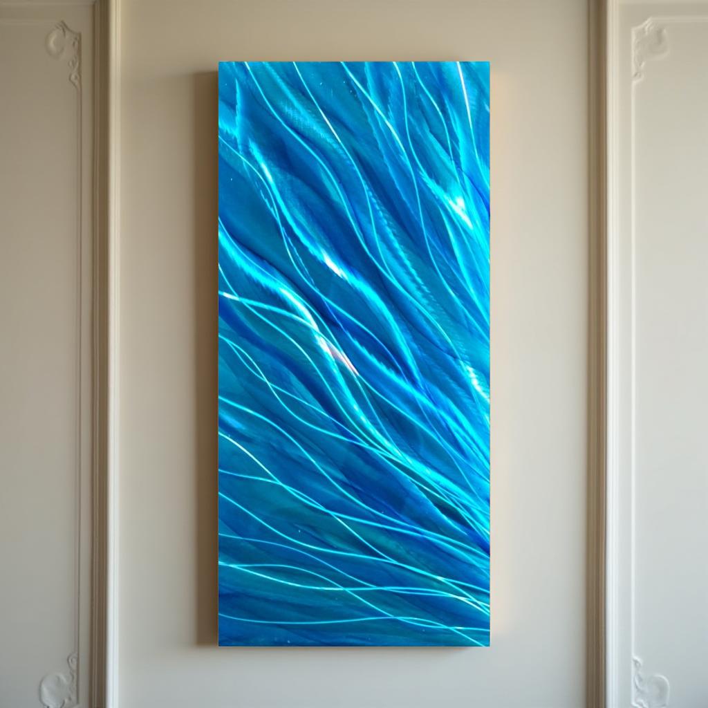 Coastal Calm - Metal Wall Art 11"x24"