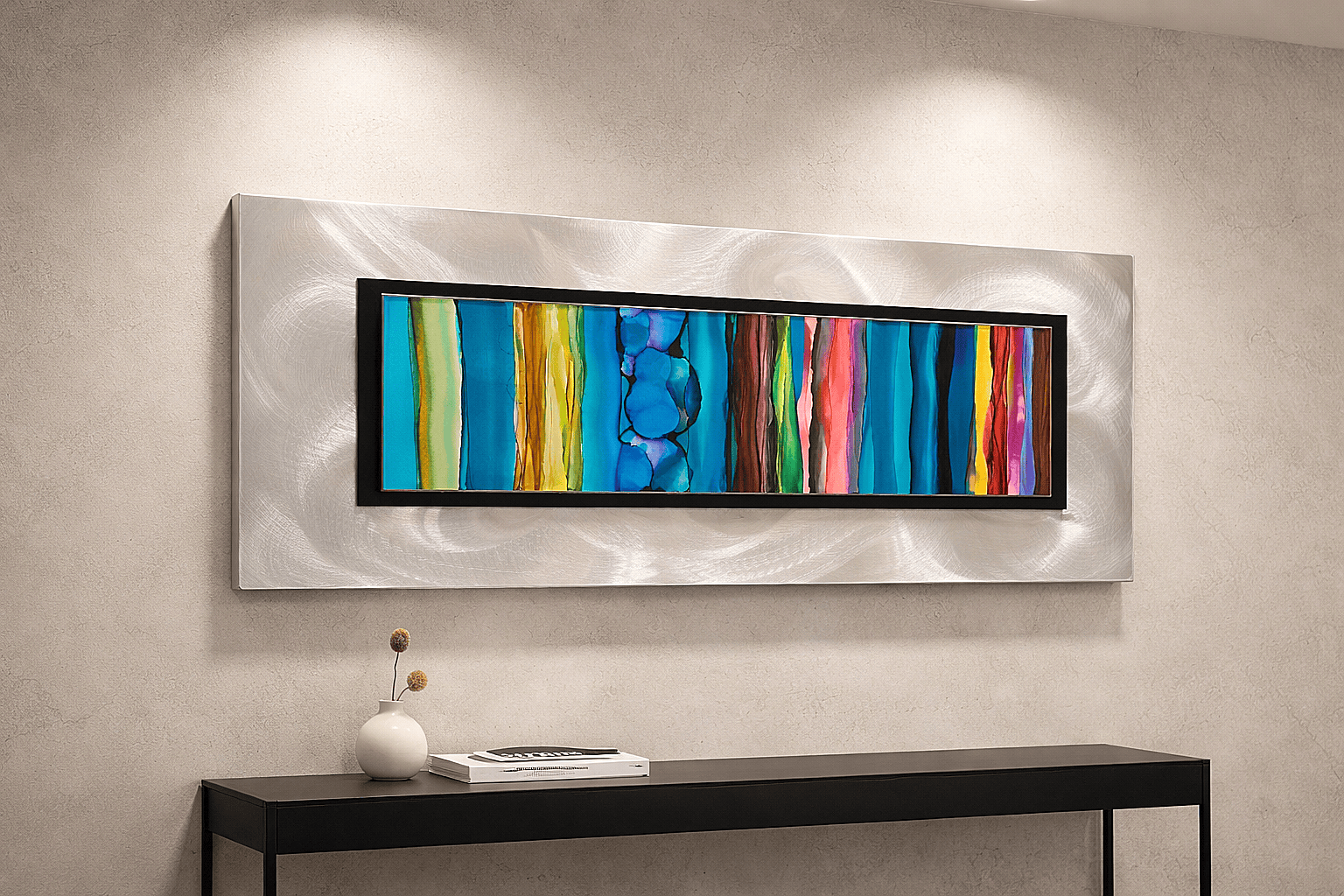 Aquatic Dreams - Metal Wall Art 12"x32"