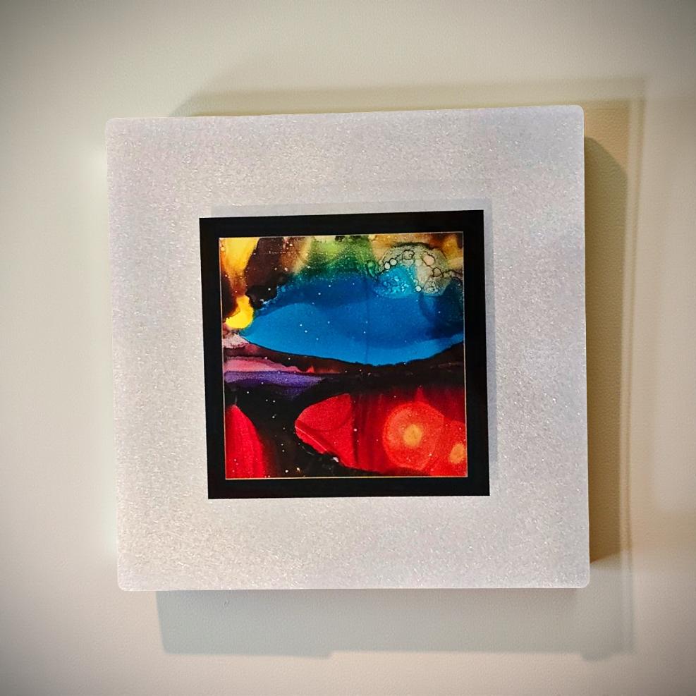 Celestial Dance - Metal Wall Art 12"x12"