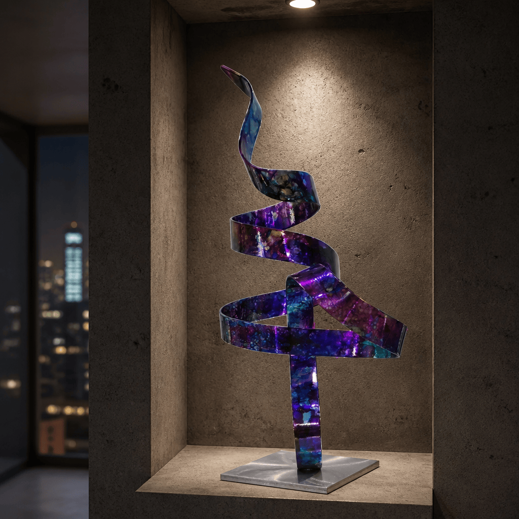 The Aurora - Metal Sculpture 8"x18"