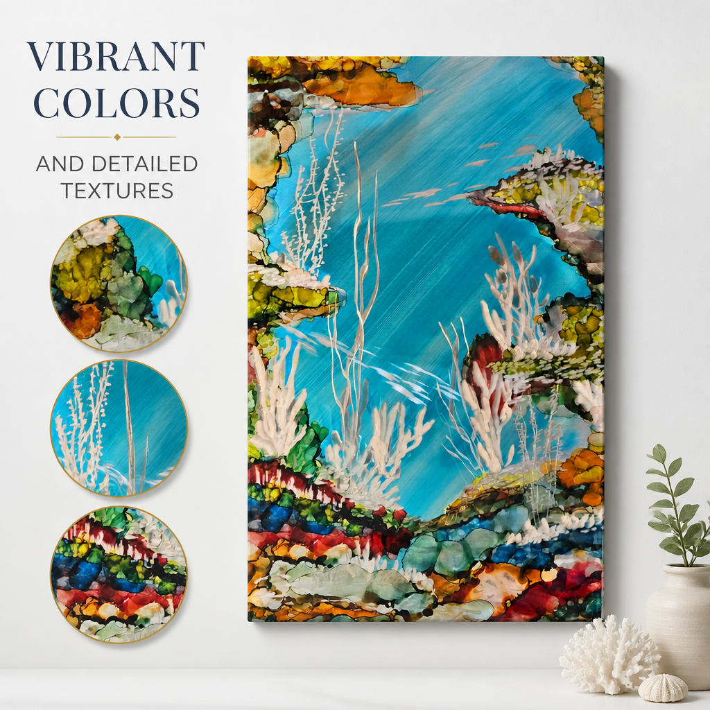 The Reef - Metal Wall Art 16"x36"