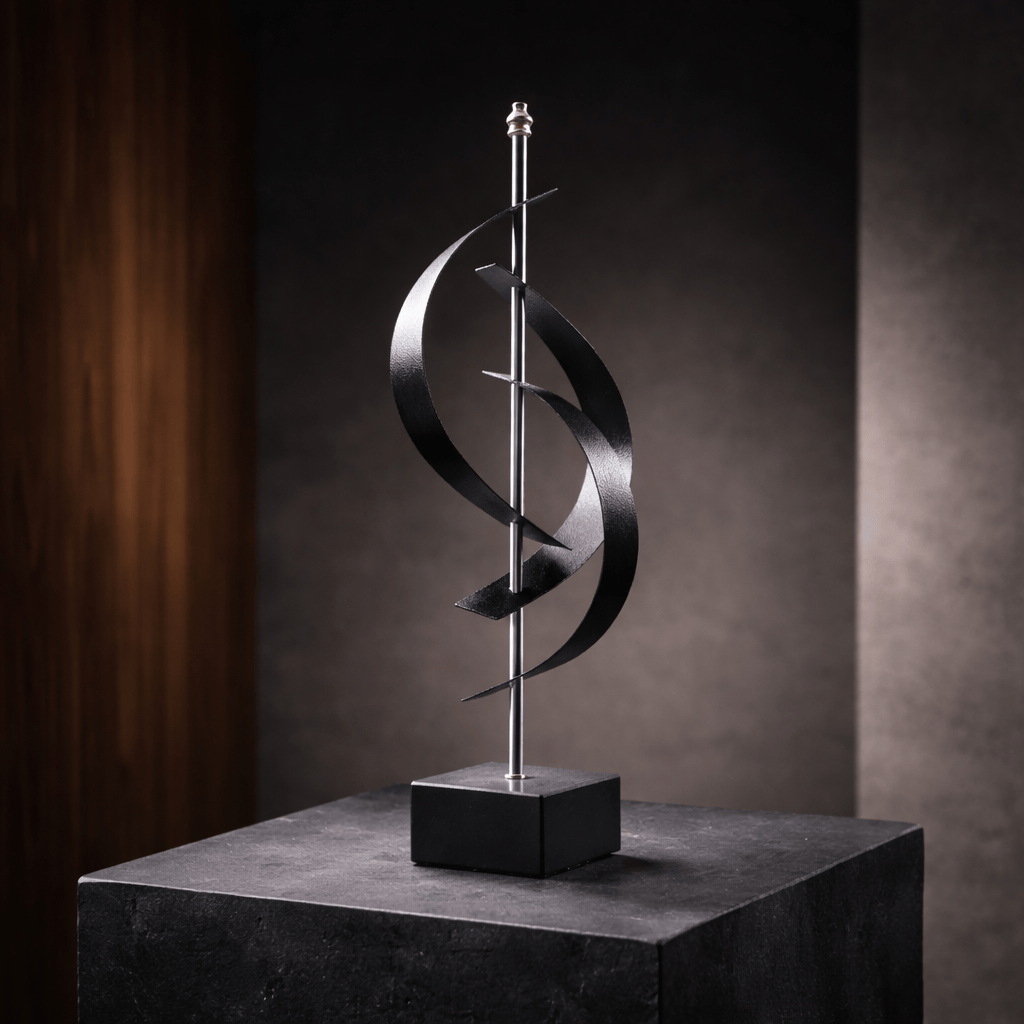 Vertical Harmony - Metal Sculpture 18"x8"