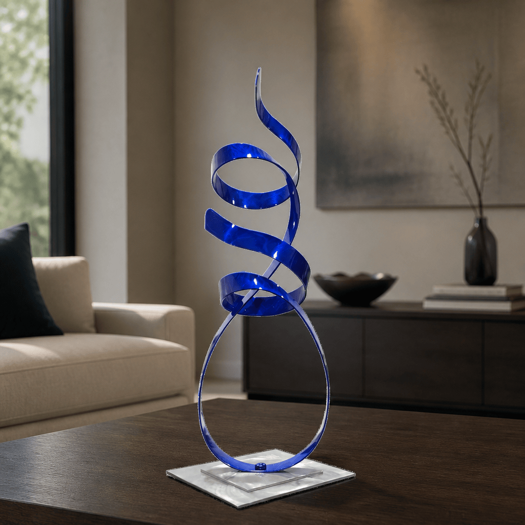 The Unfolding - Metal Sculpture 18"x8"