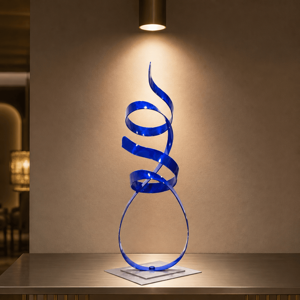 The Unfolding - Metal Sculpture 18"x8"