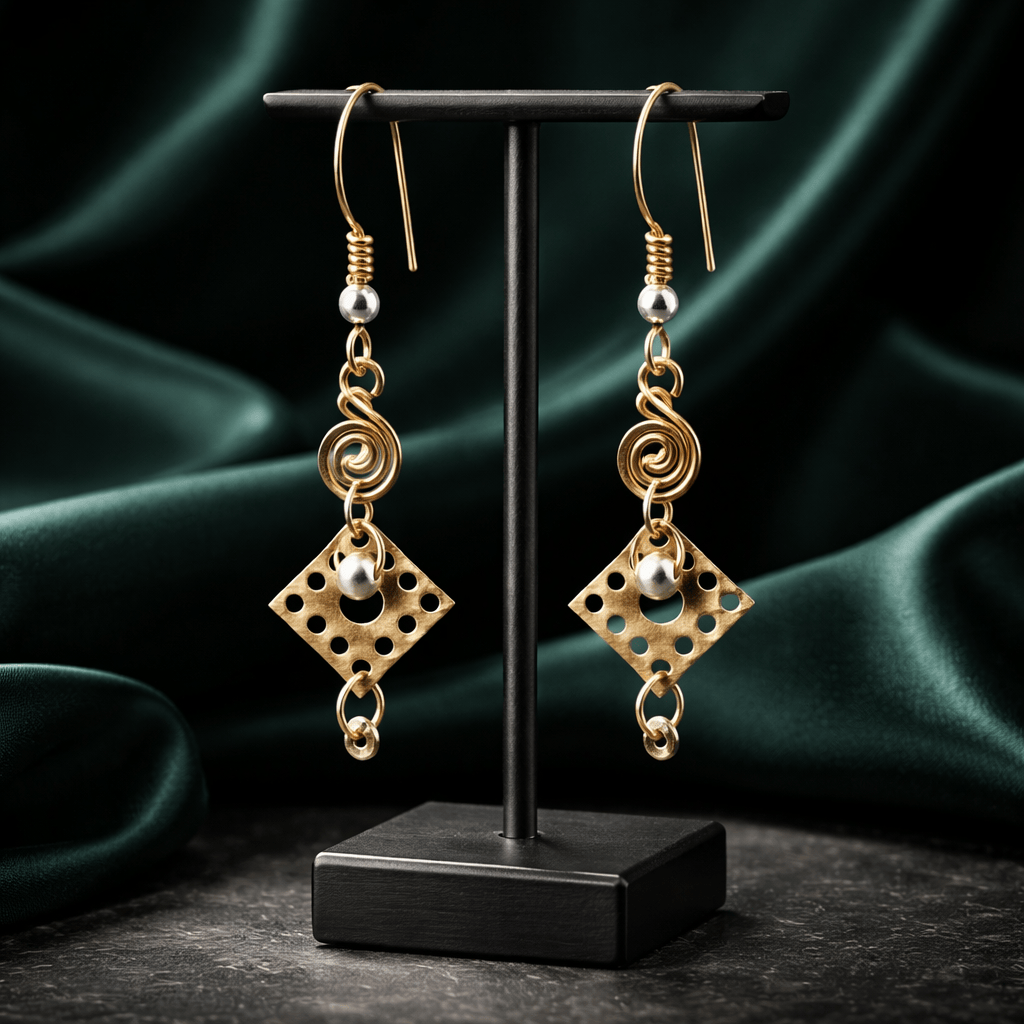 Celestial Rhythm Earrings 1.75"