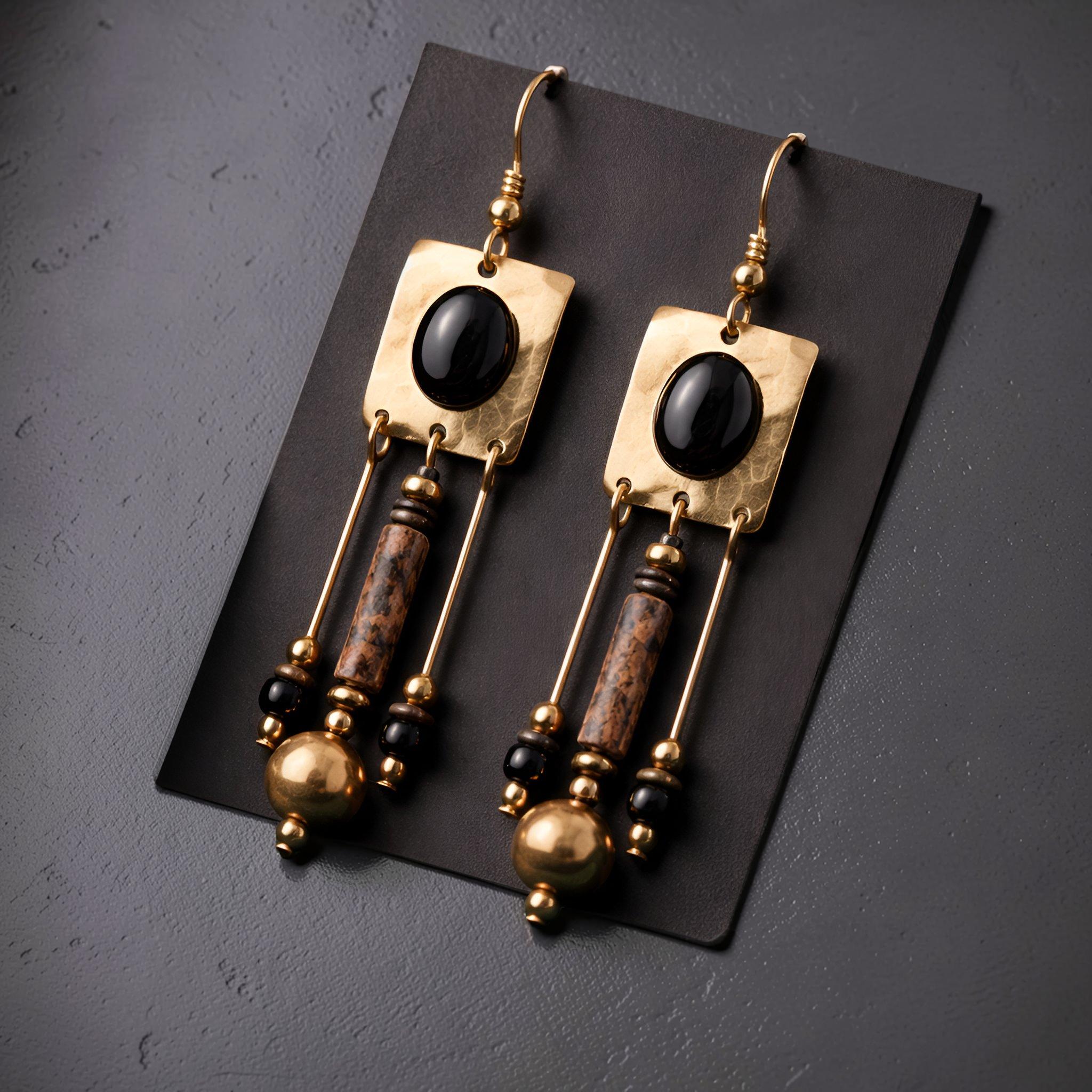 Sahara Nights Earrings 2.75"
