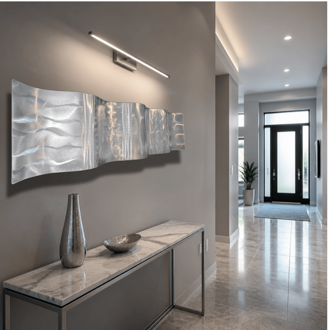 Tidal Passage - Metal Wall Art 46"x10"
