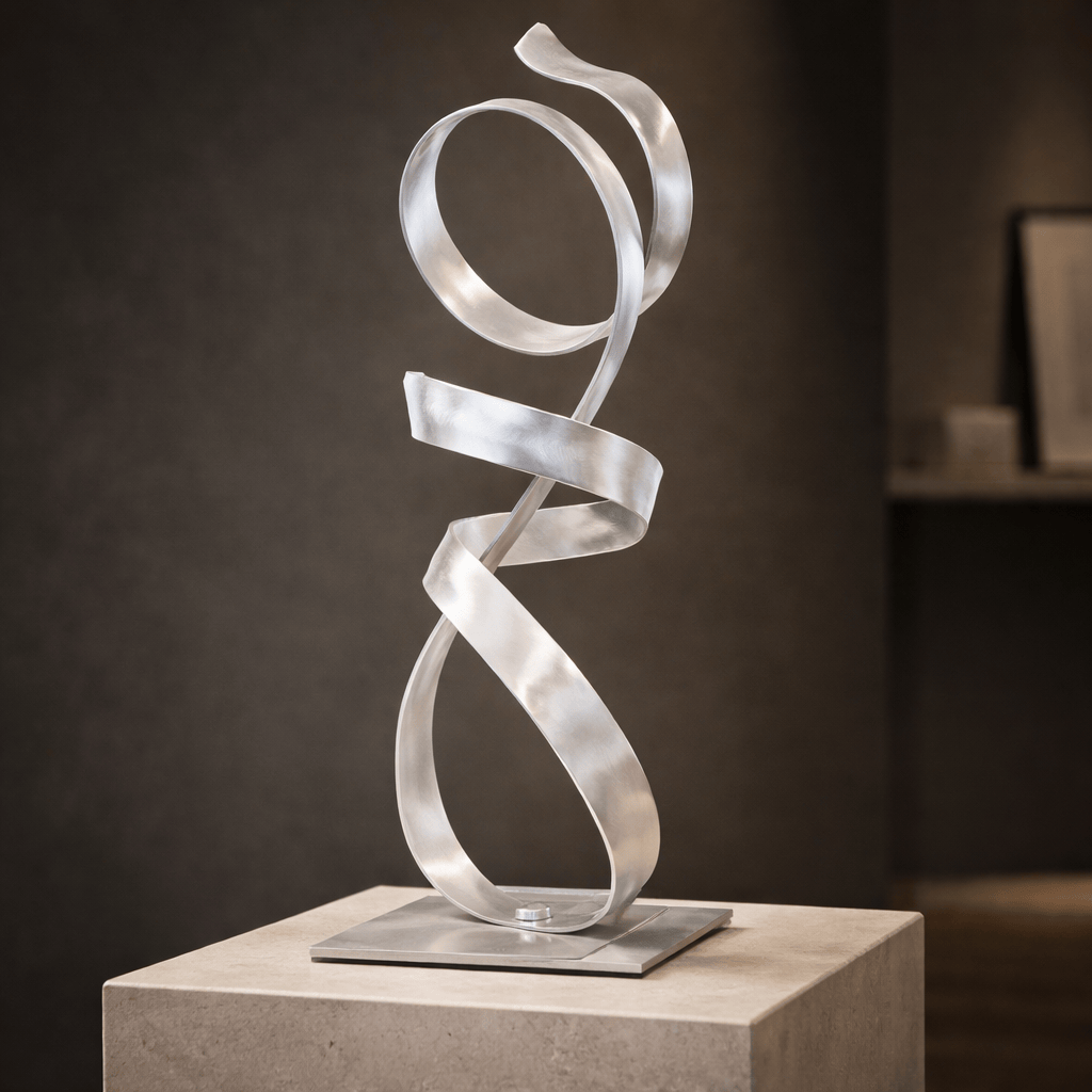 Eternal Flow - Metal Sculpture 18"x8"