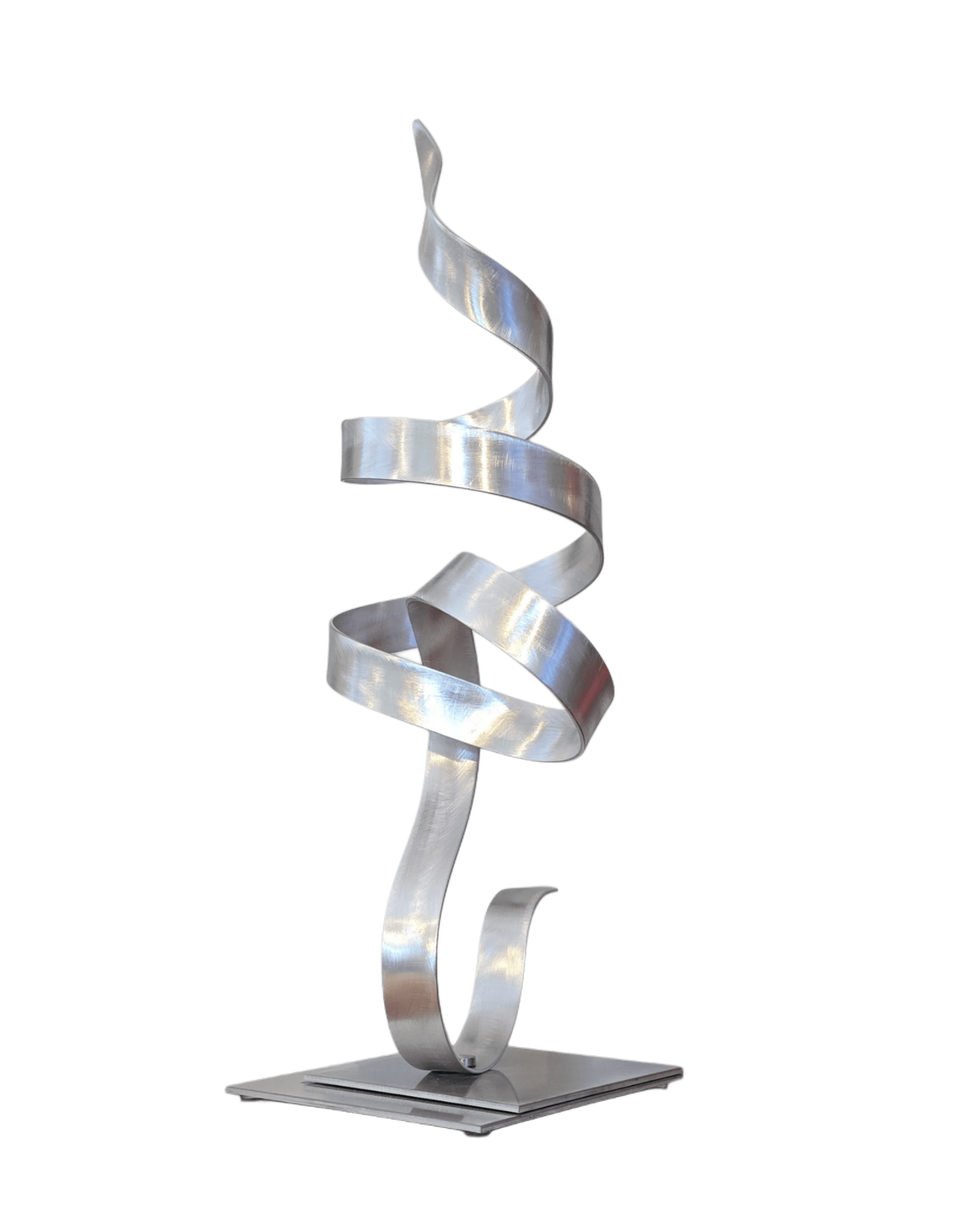 Spiral Serenity - Metal Sculpture 18"x8"