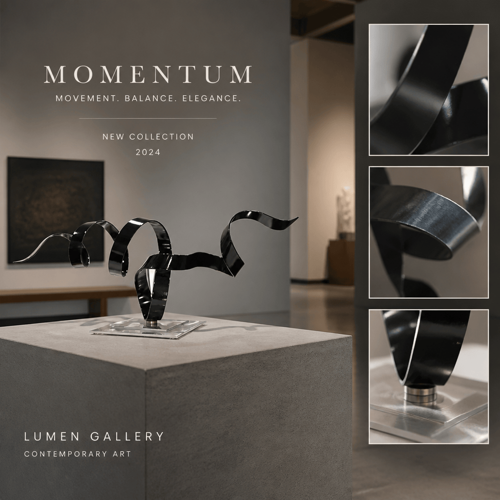 The Momentum - Metal Sculpture 21"x8"