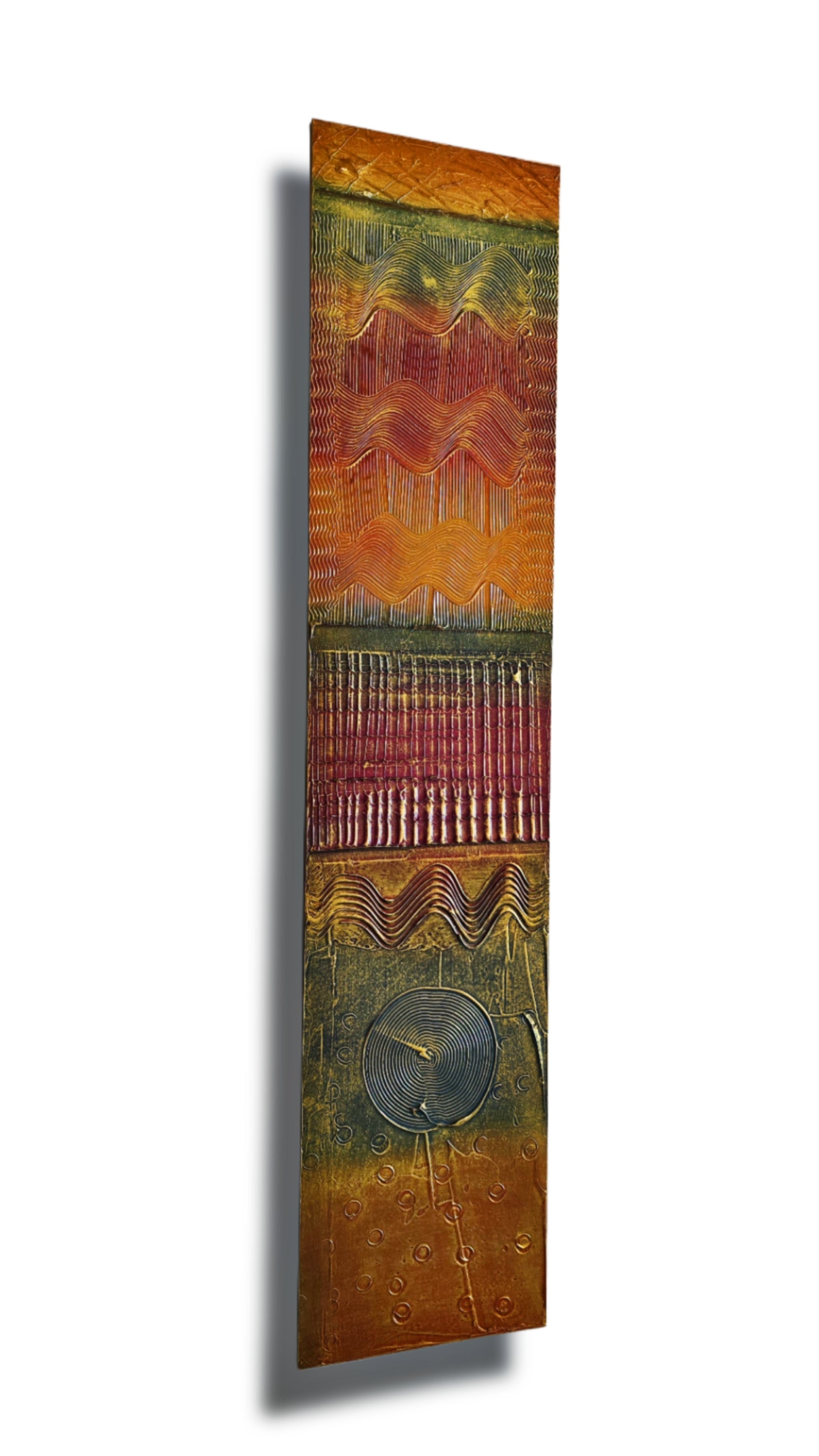 Autumn Tapestry - Hand-Painted Wall Art 12"x48"