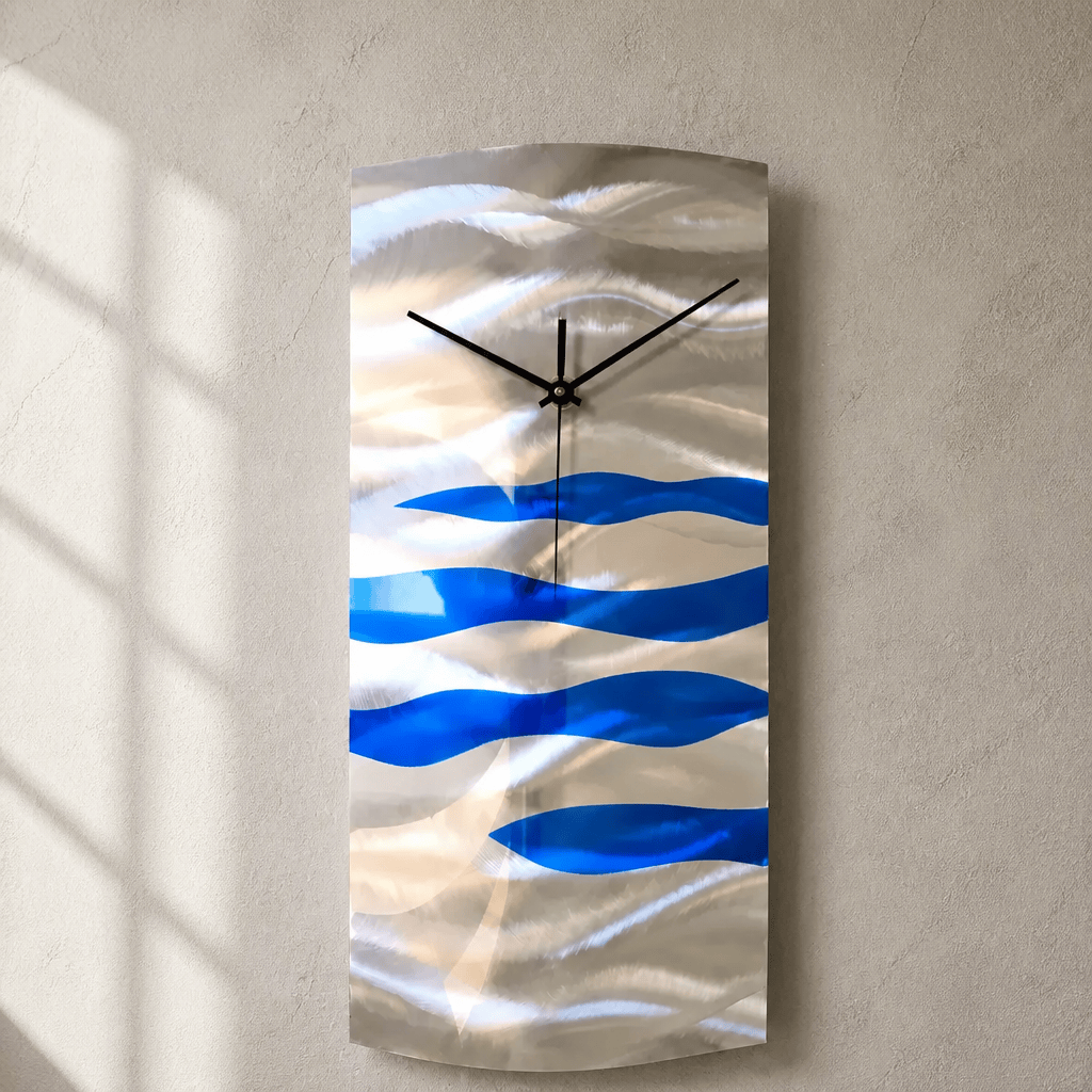 Electric Surge - Metal Wall Clock 11"x24"
