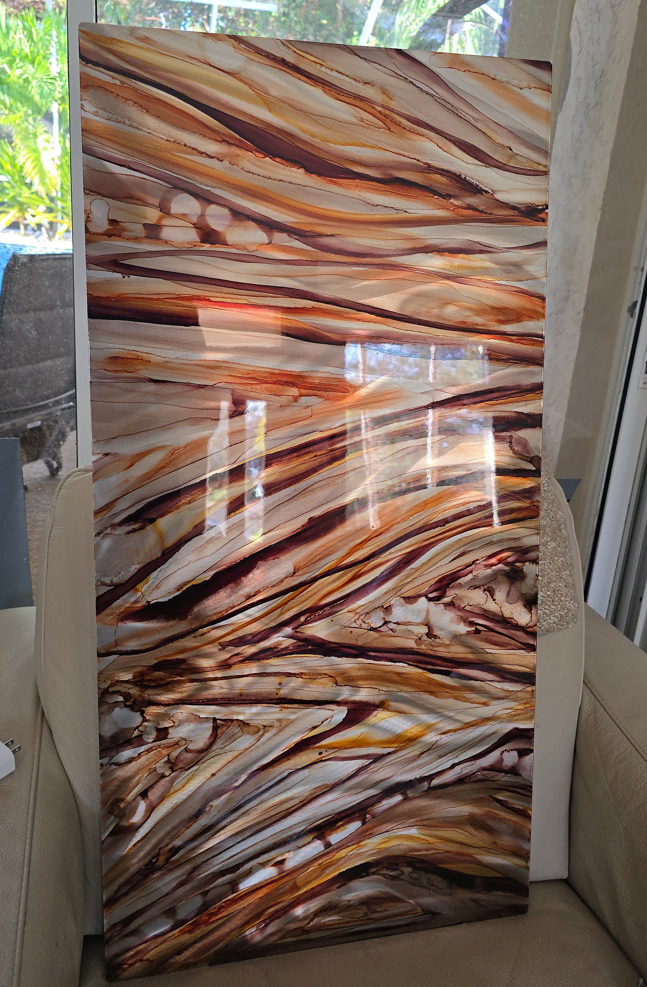 Autumn Whispers - Metal Wall Art 18"x36"