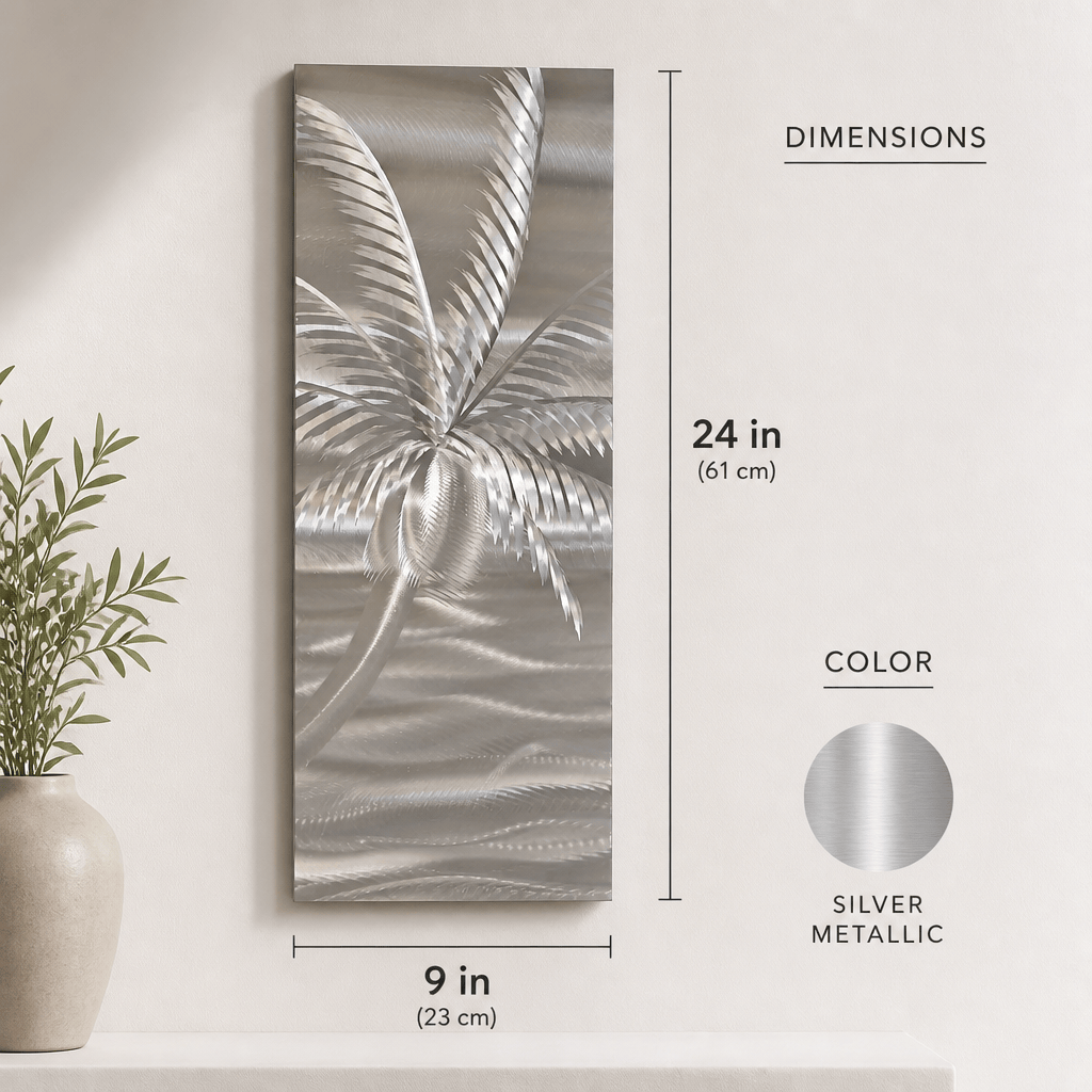 Tropic Phantom - Metal Wall Art 9"x24"