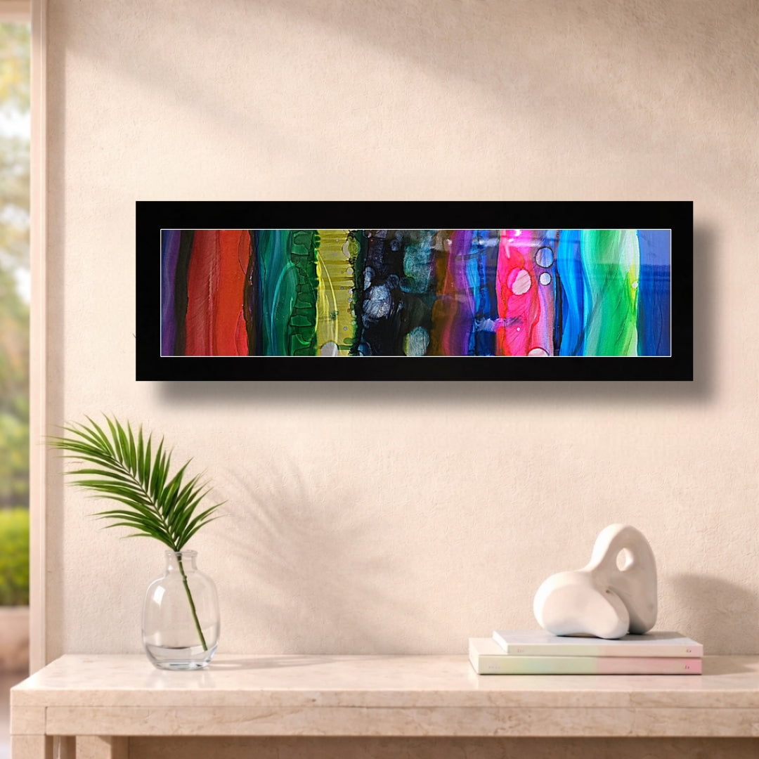 Strata - Metal Wall Art 9"x27"