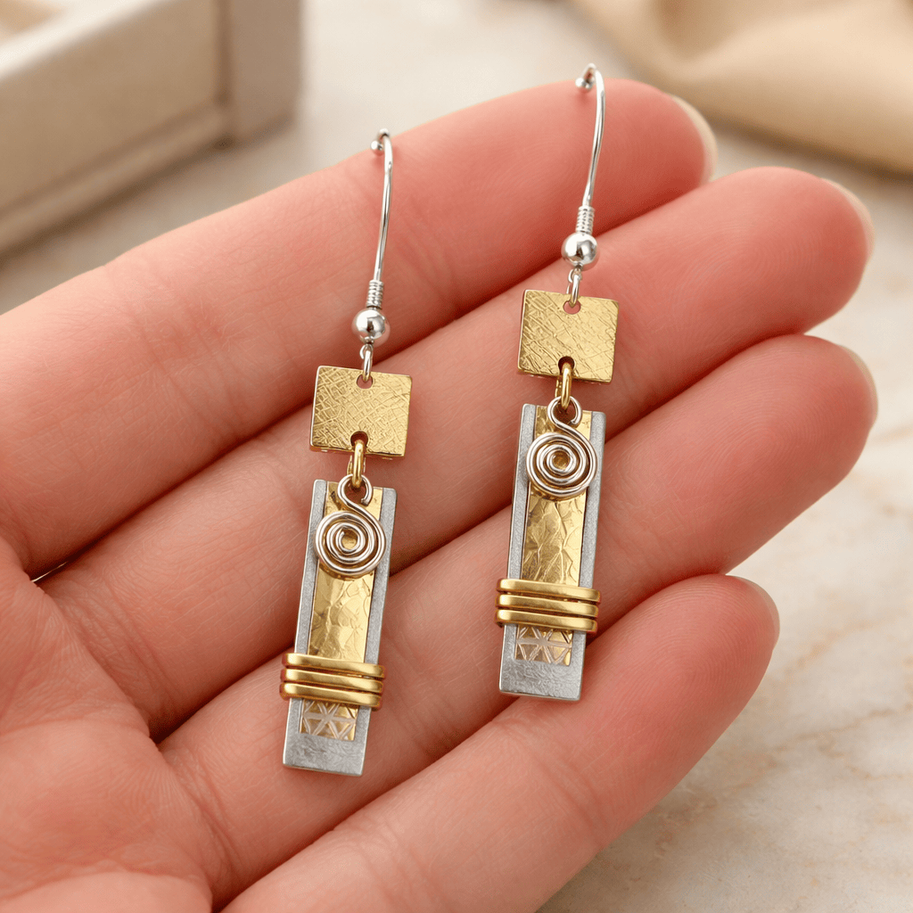 Ancient Totem Jewelry Earrings 1.75"