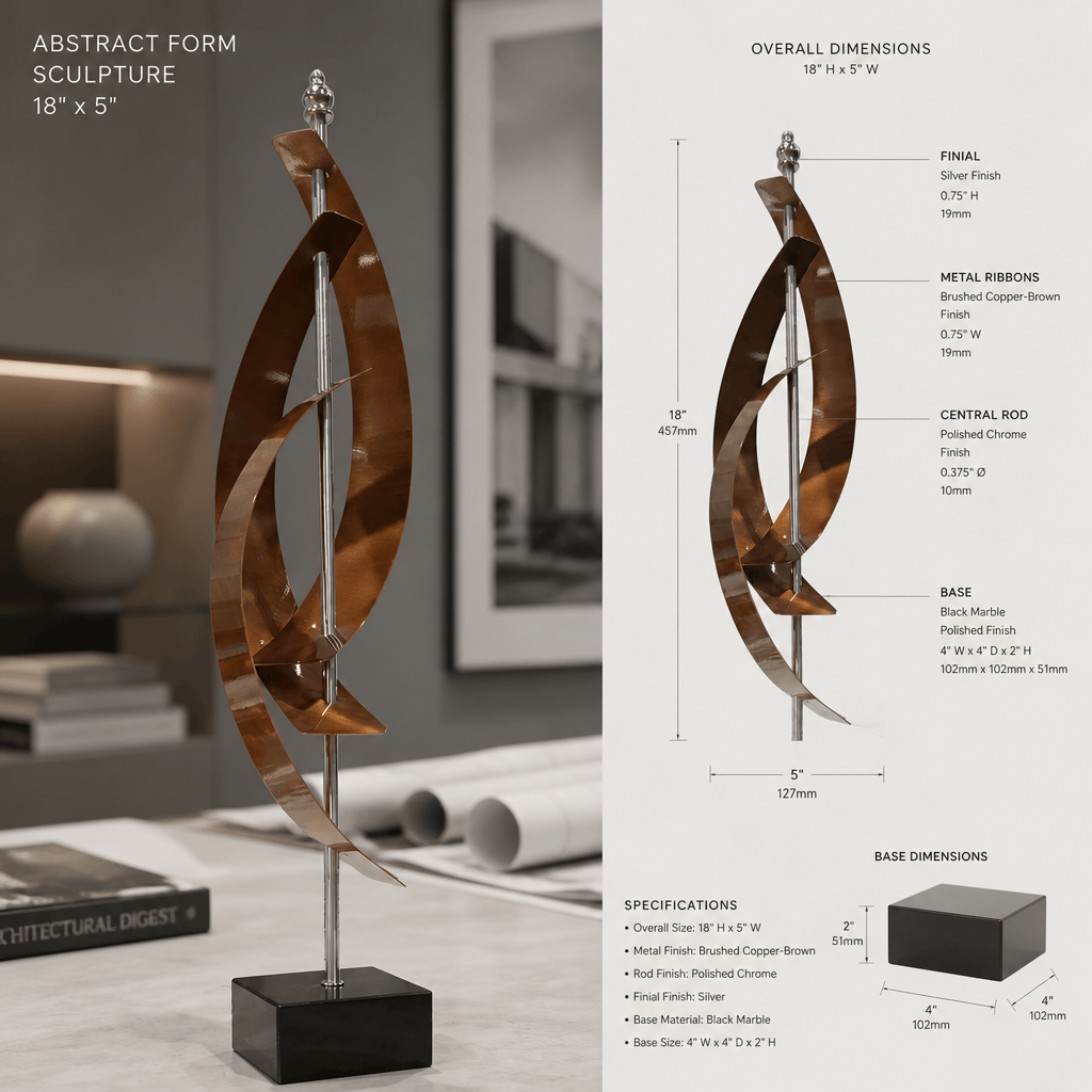 The Ember - Metal Sculpture 18"x5"