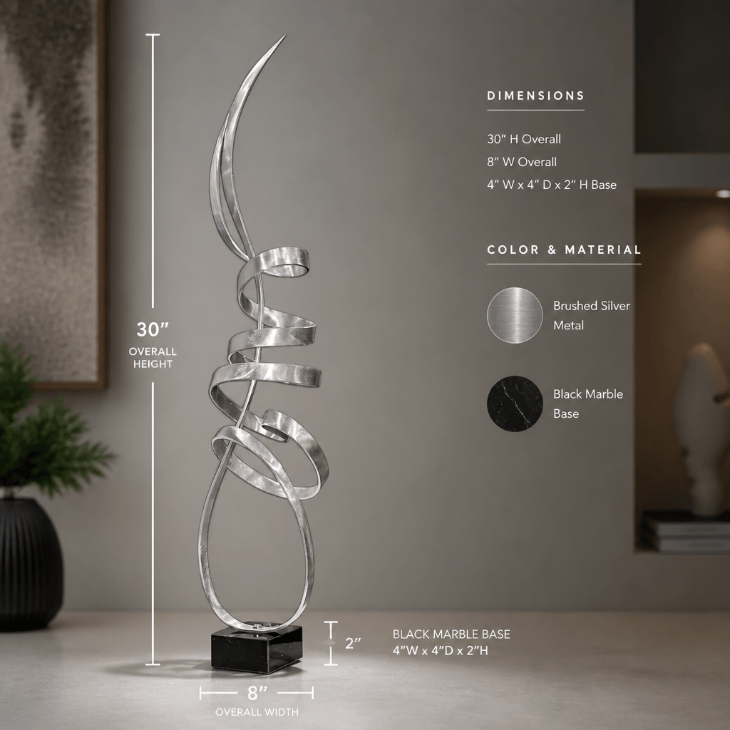 - Metal Sculpture 30"x8"