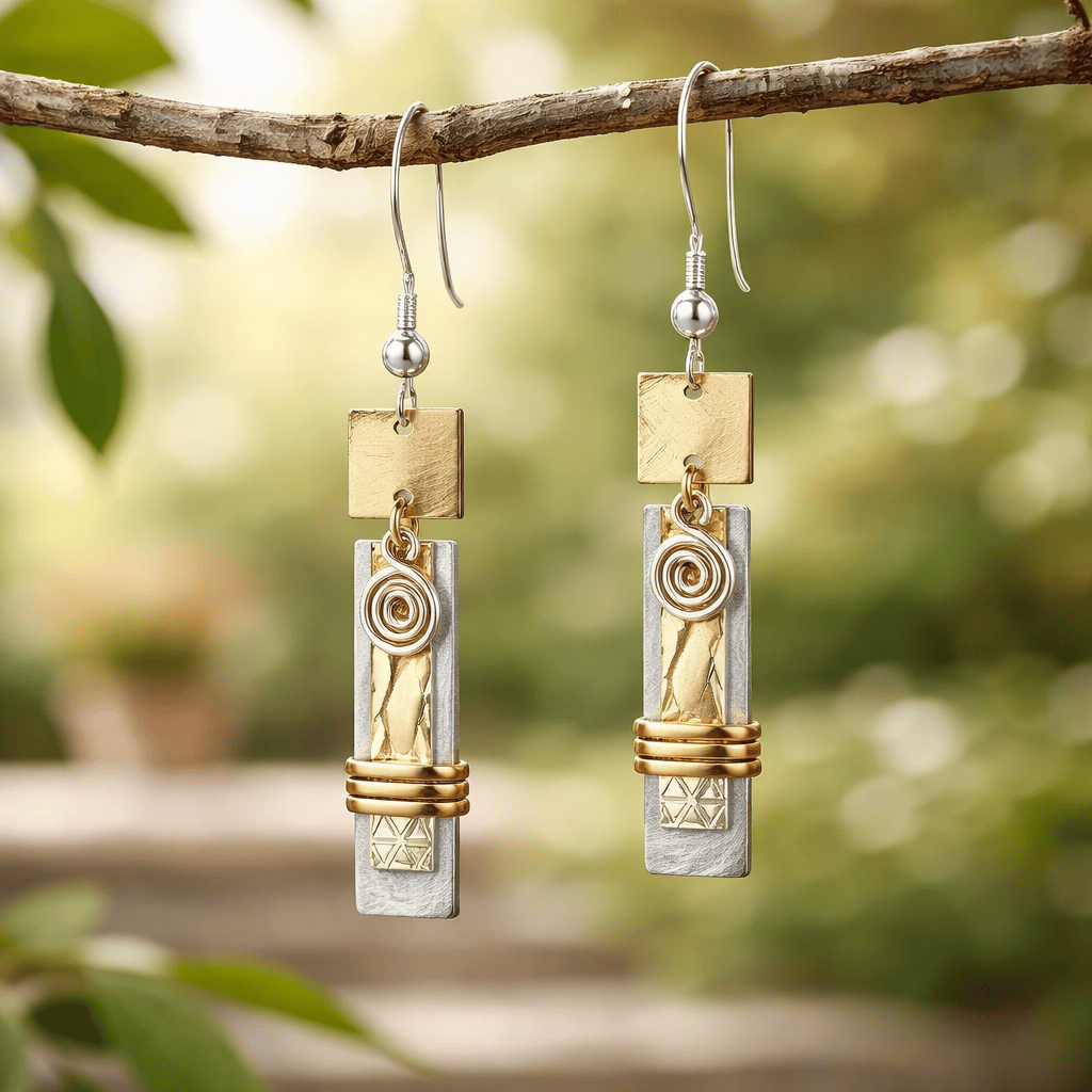 Ancient Totem Jewelry Earrings 1.75"