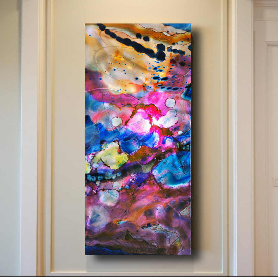 Luminous Awakening - Metal Wall Art 16"x36"