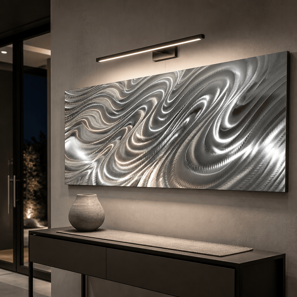 Liquid Silk - Metal Wall Art 20"x46"