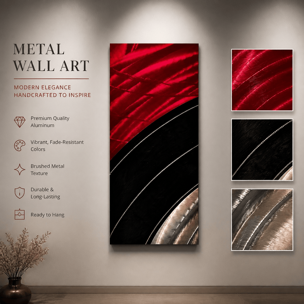 Metal Wall Art 10"x24"