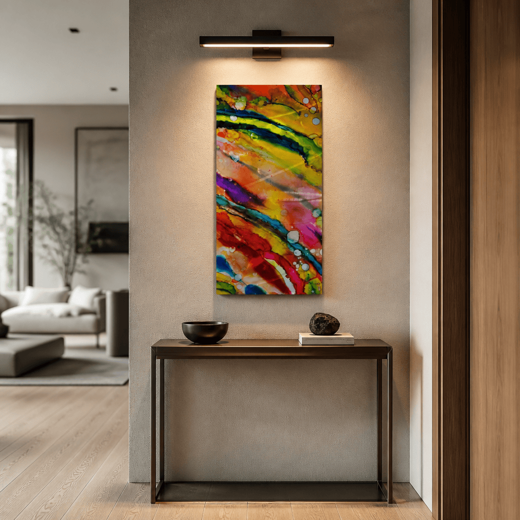 Prism Torrent - Metal Wall Art 12"x24"