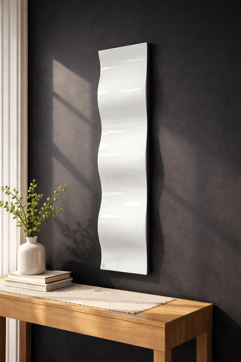 Gentle Flow - Metal Wave Art 10"x46"