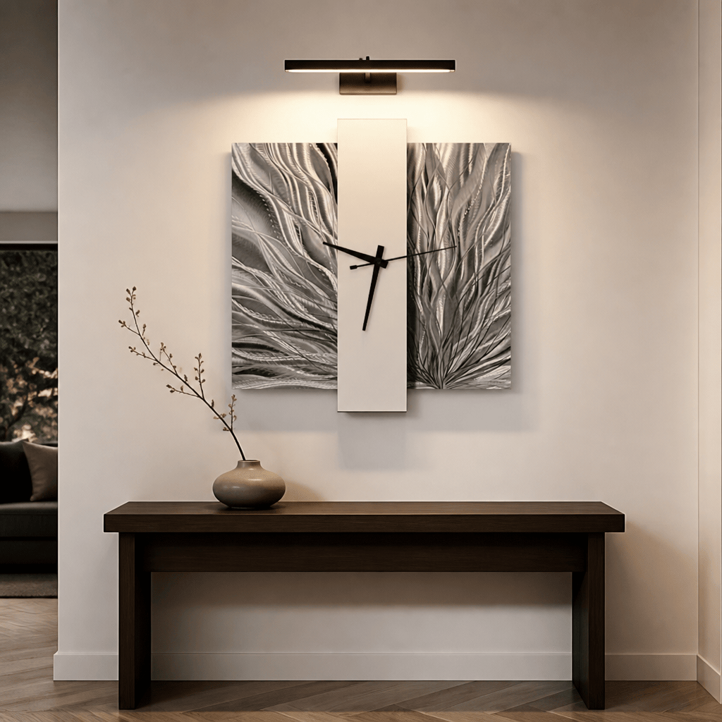 Ascendant - Metal Wall Clock 24"x24"