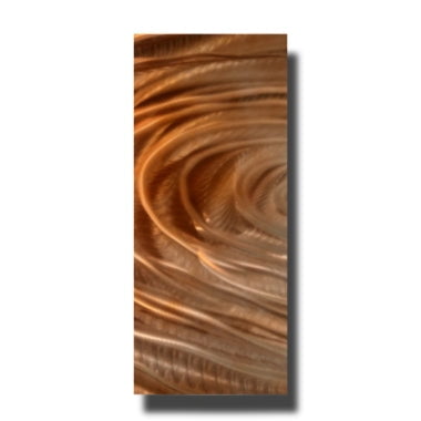 Canyon Ember - Metal Wave Wall Art 10"x23"  (p439)
