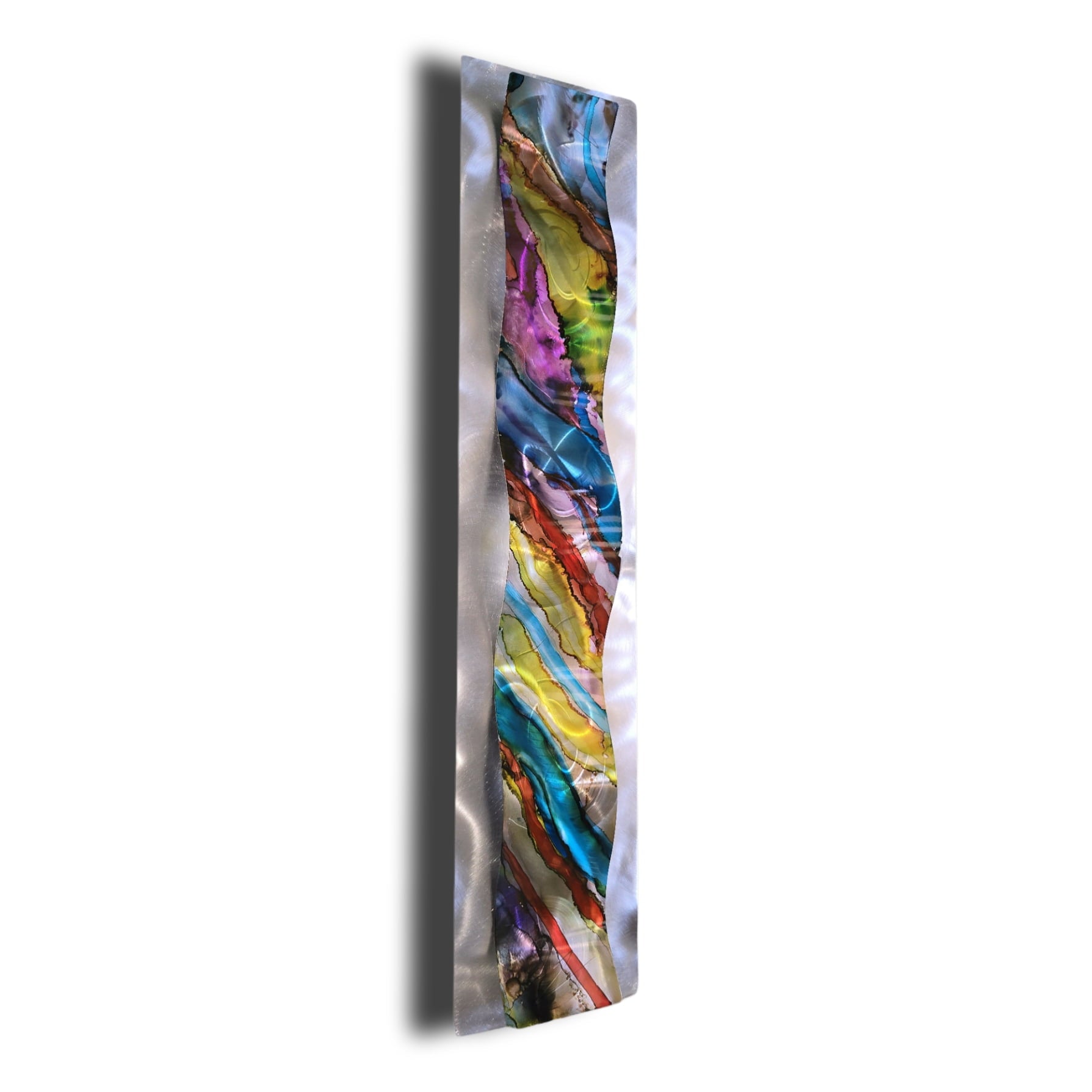 Carnival Wave - Metal Wave Wall Art 10"x46"