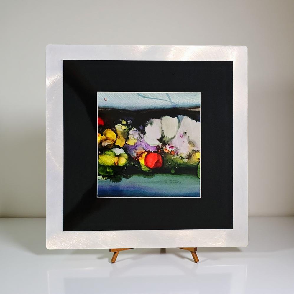 Garden Whispers - Metal Wall Art 12"x12"