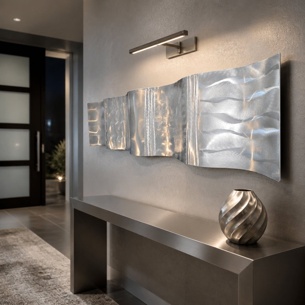 Tidal Passage - Metal Wall Art 46"x10"