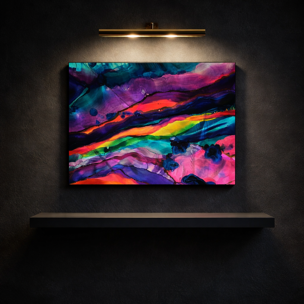 Aurora Surge - Metal Wall Art 15"x20"
