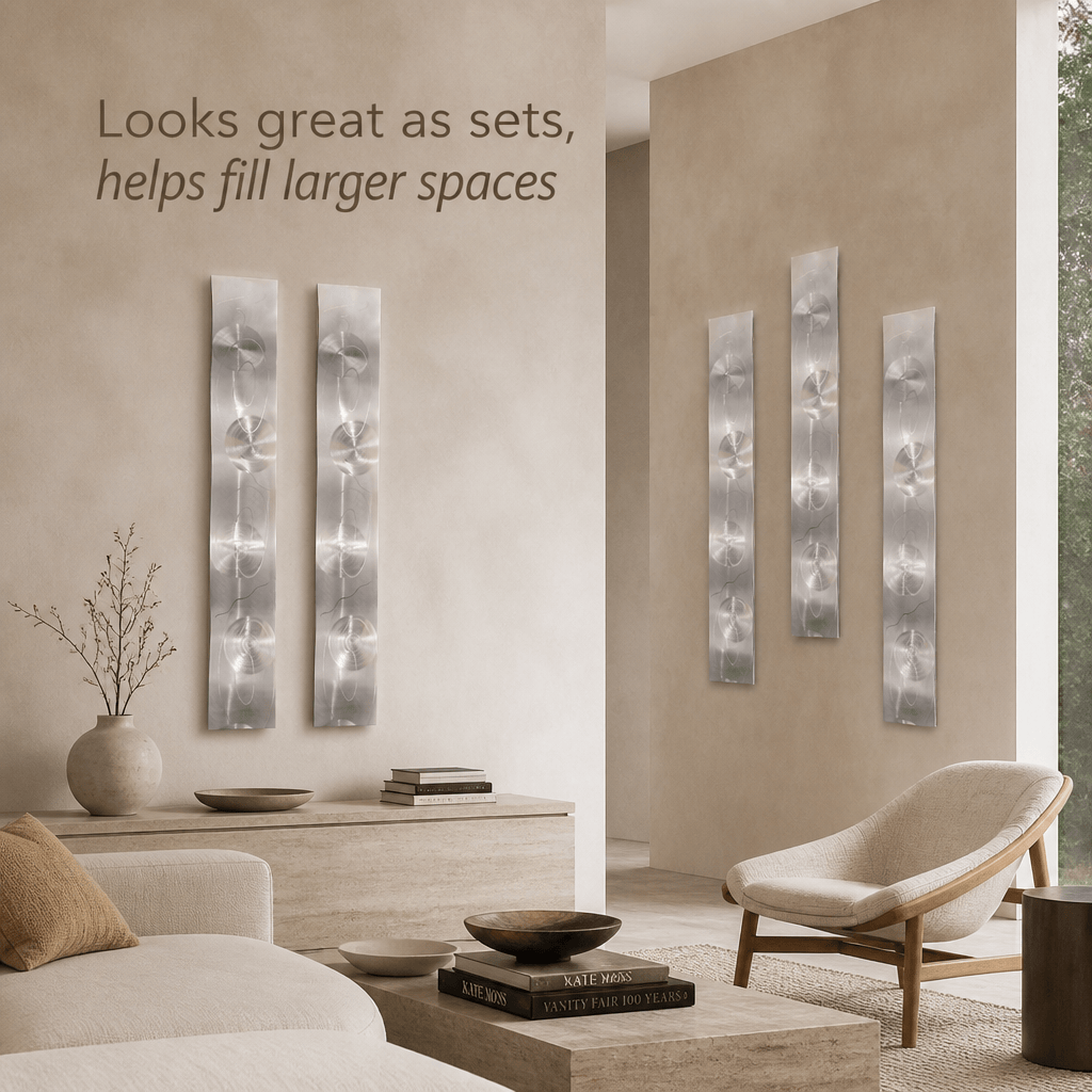Orbit Sequence - Metal Wall Art 6"x46"