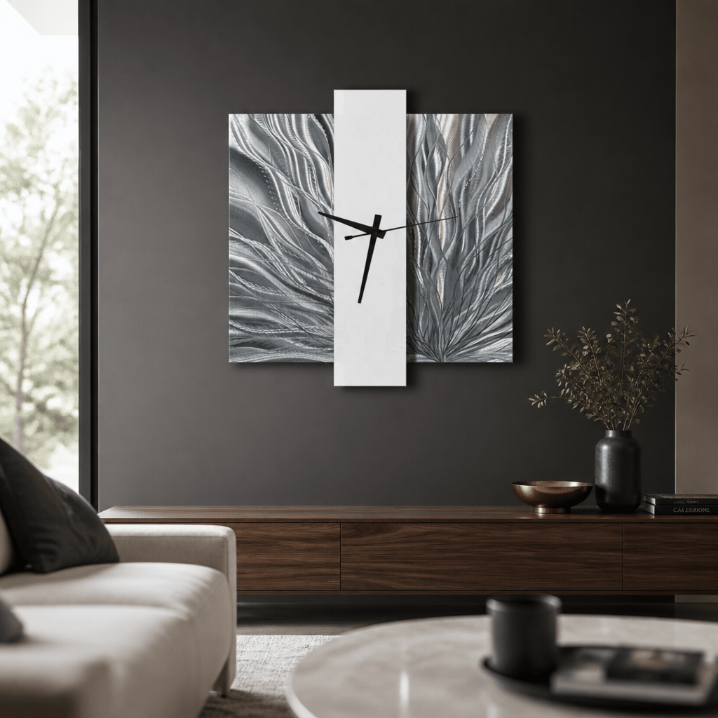 Ascendant - Metal Wall Clock 24"x24"