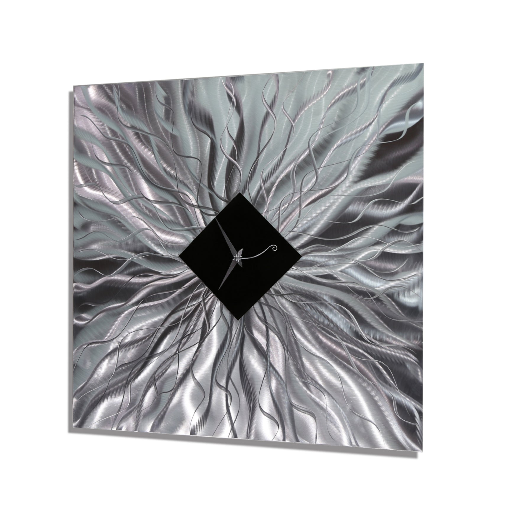 Stellar Vortex - Metal Wall Clock 24"x24"(future element)