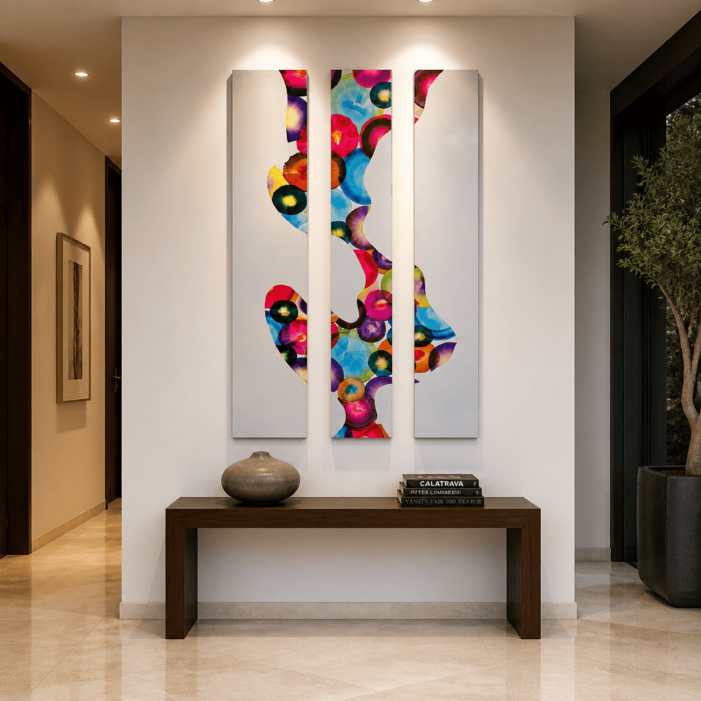 The Jubilee - 3-Panel Metal Wall Art 8"x48" (each)