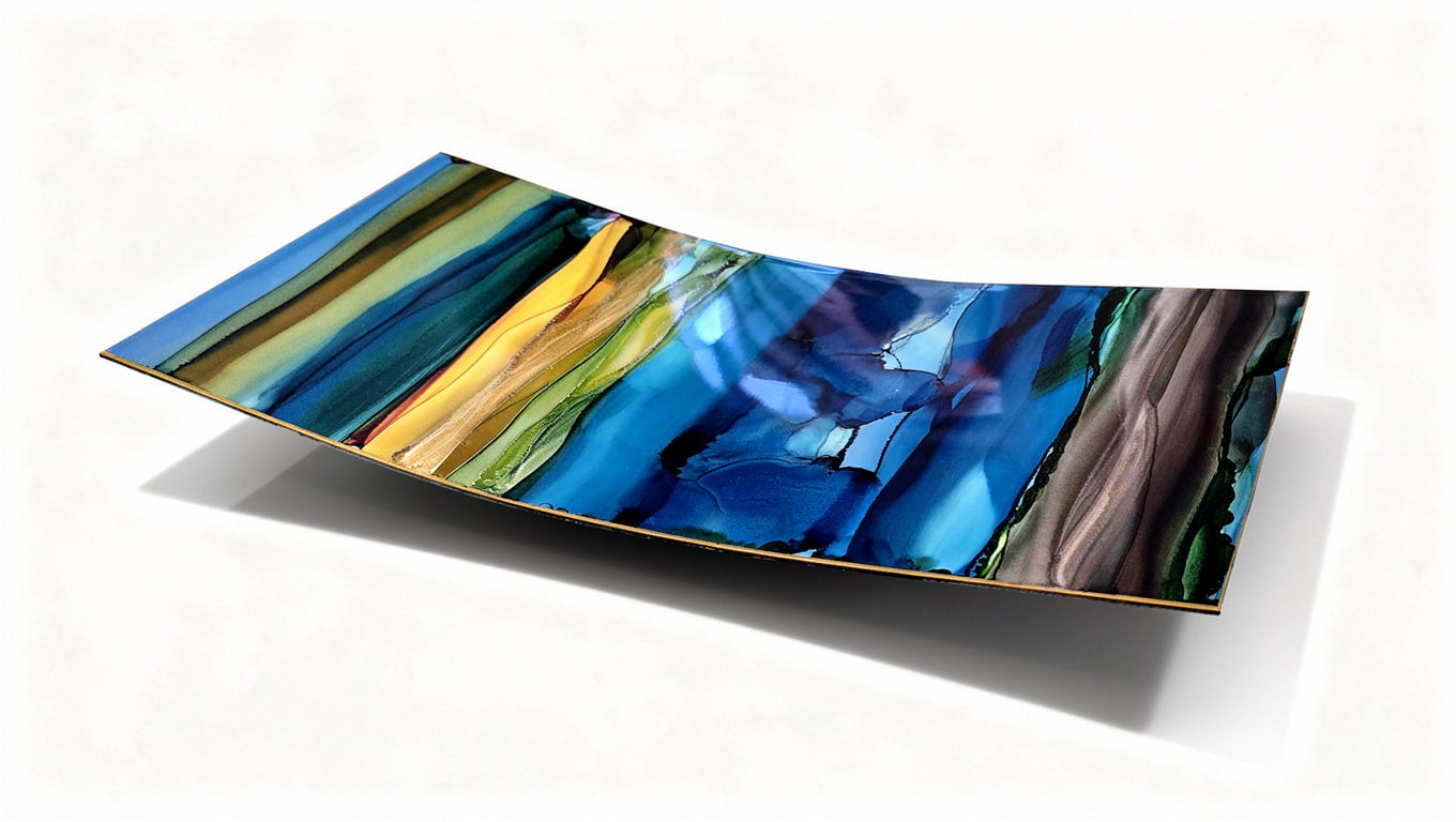 Coastal Drift - Metal Decorative Tray 6"x12"