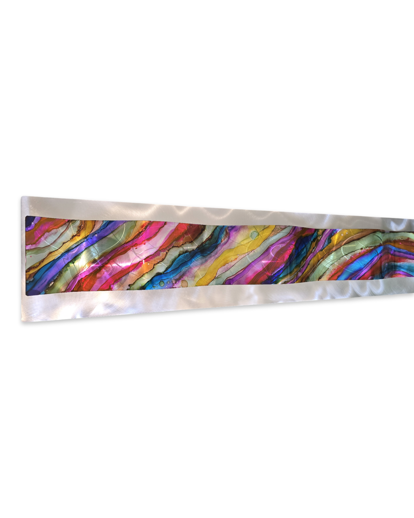Carnival Wave - Metal Wave Wall Art 10"x46"