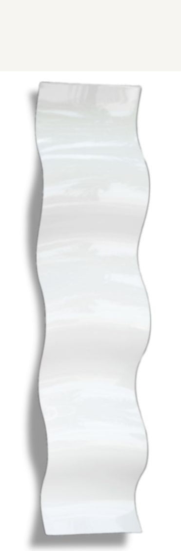 Pure Elegance - 2 Metal Wave Art 6"x48"each