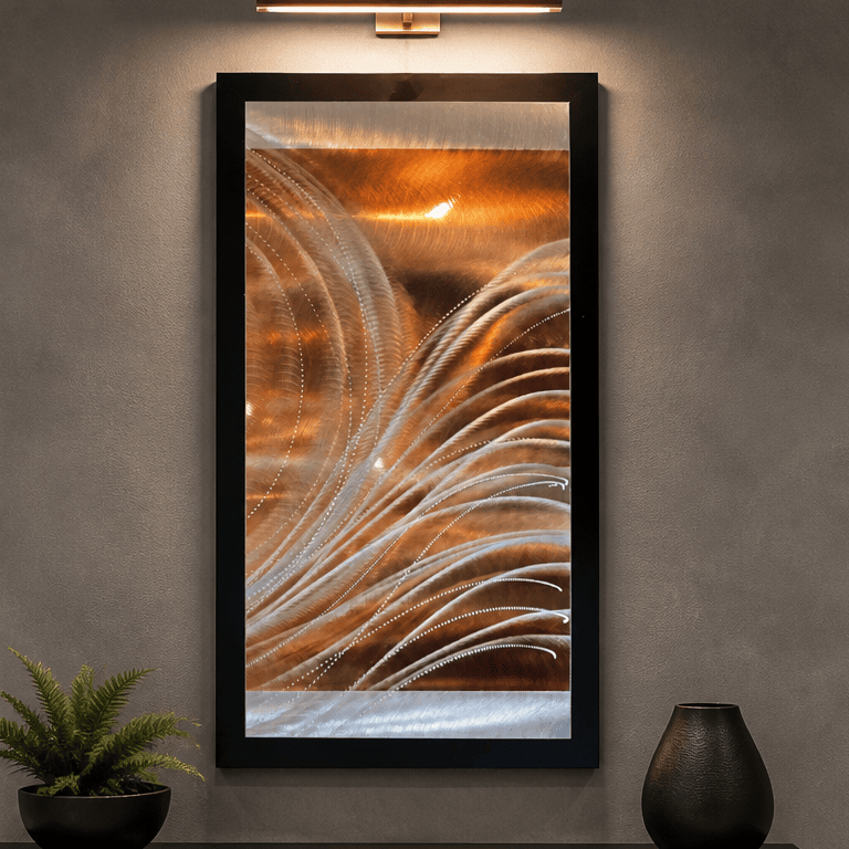 Liquid Ascent - Metal Wall Art 14"x26"