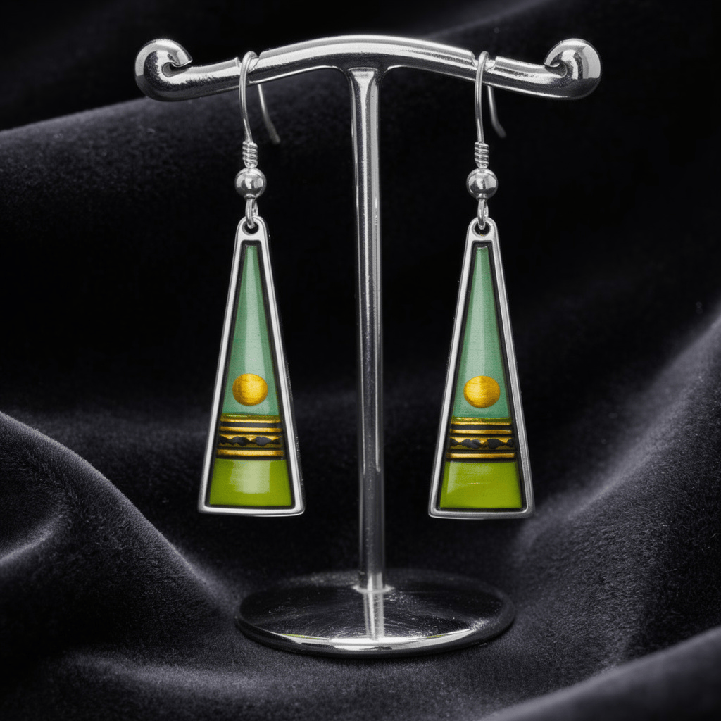 Meadow Spire Earrings 1.5"