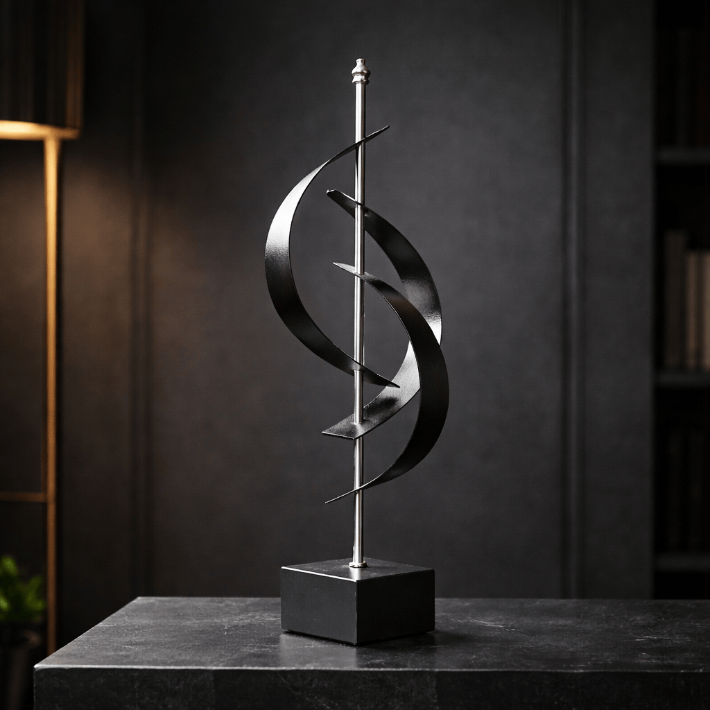 Vertical Harmony - Metal Sculpture 18"x8"