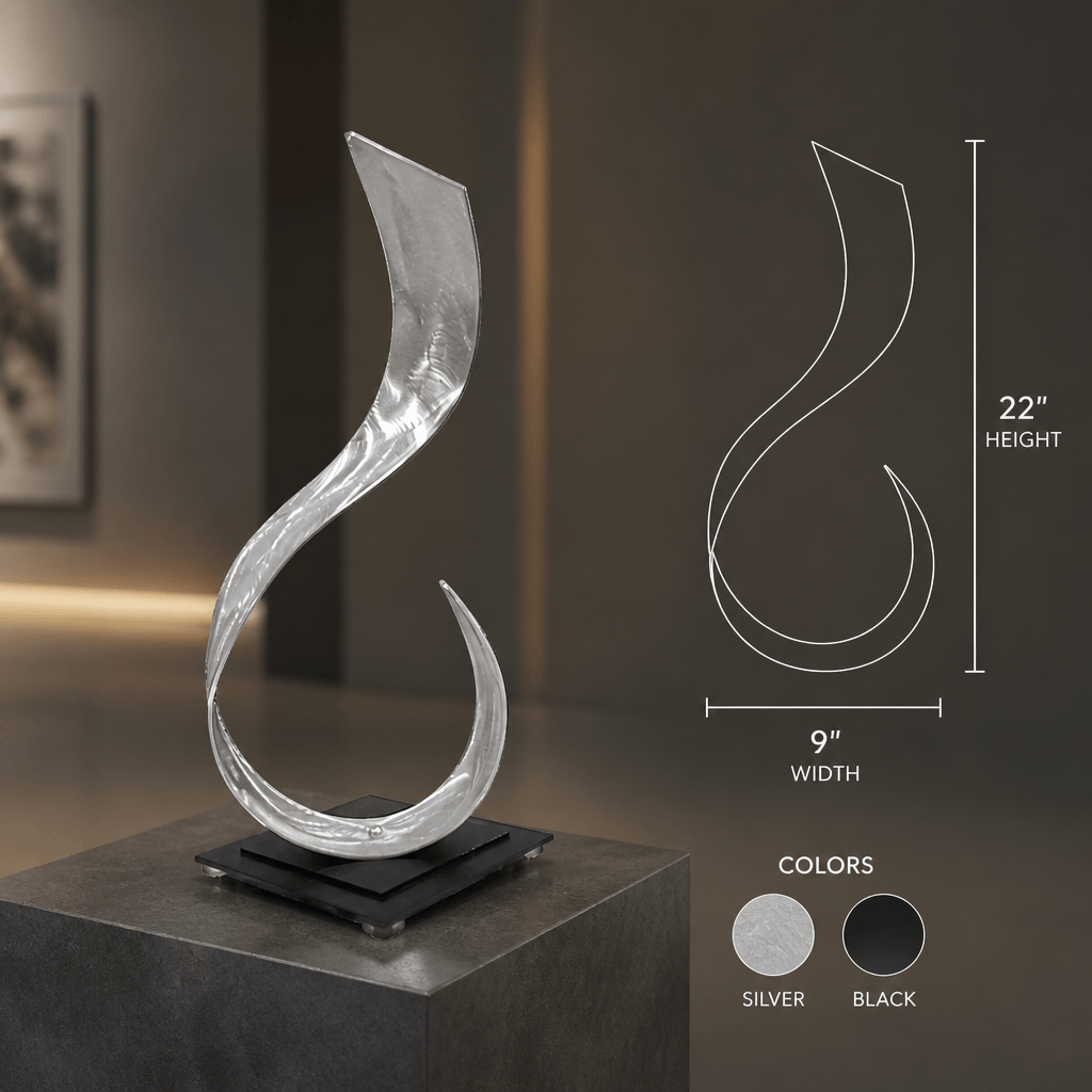 The Ascent - Metal Sculpture 9"x22"